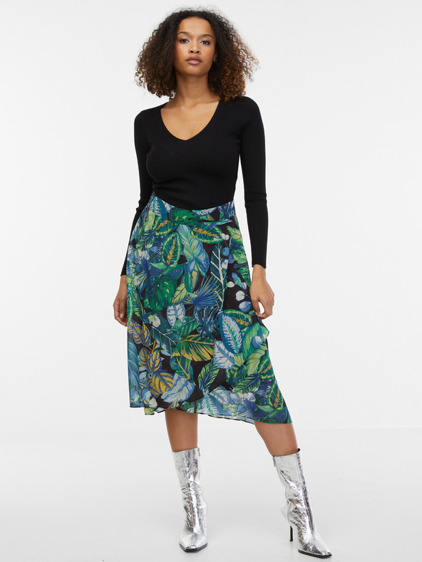 Orsay Černý dámský žebrovaný svetr ORSAY