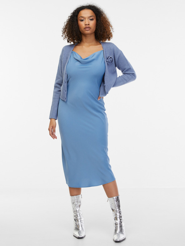 Orsay Modrý dámský kardigan s příměsí vlny ORSAY