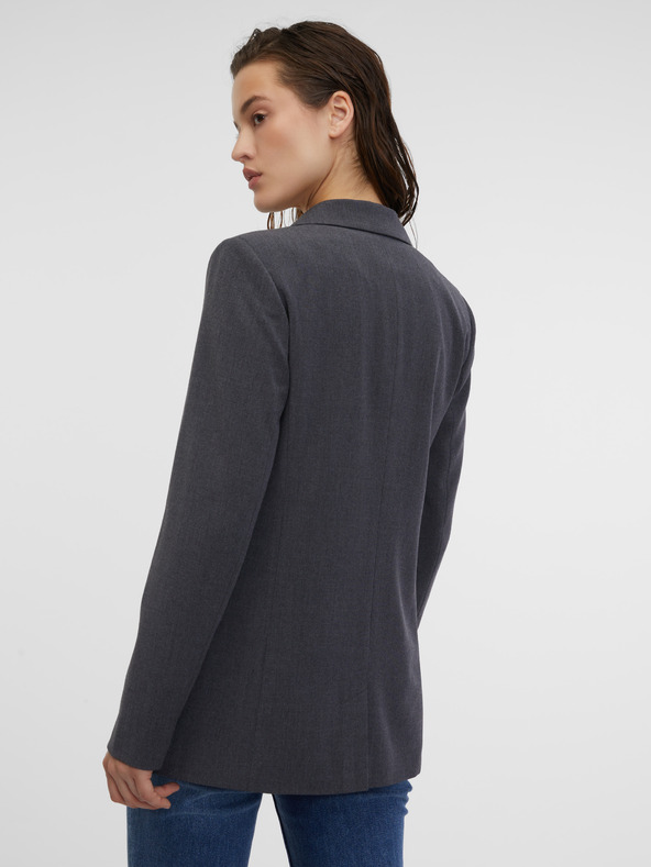 Orsay Tmavě šedé dámské sako ORSAY