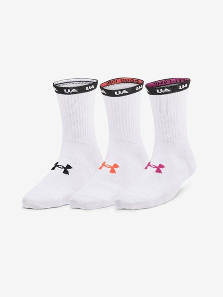 Under Armour Dámské ponožky Under Armour UA Essential Nv Mid Crew 3pk