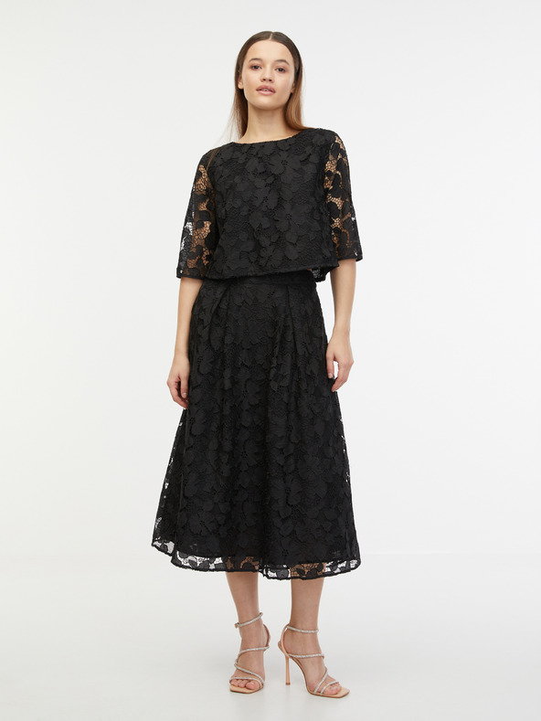 Orsay Černá dámská krajková halenka ORSAY