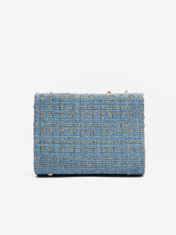 Orsay Světle modrá dámská tvídová kabelka ORSAY