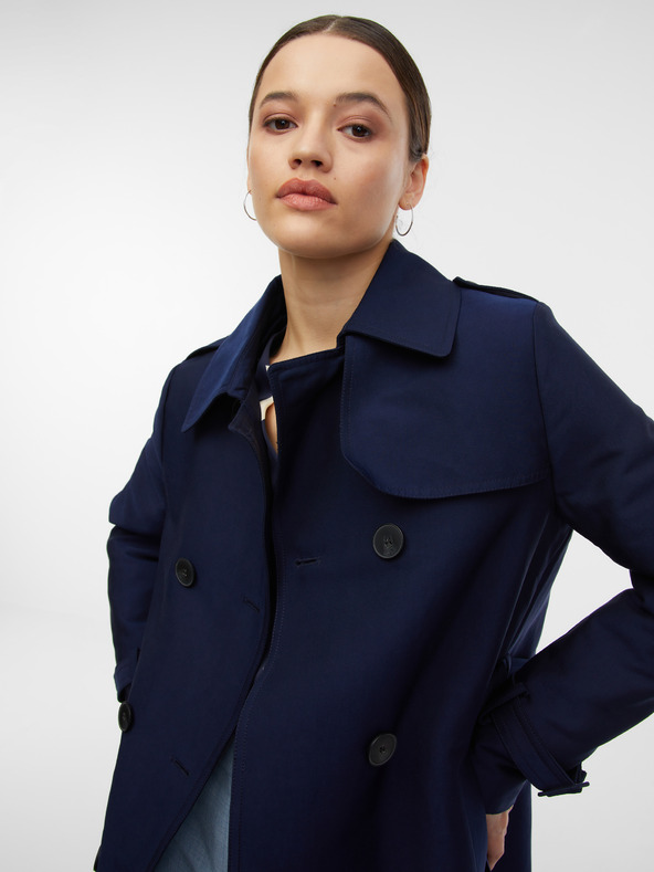 Orsay Tmavě modrý dámský trenčkot ORSAY