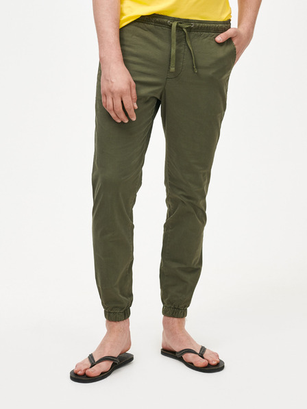 GAP Kalhoty slim canvas joggers GapFlex GAP