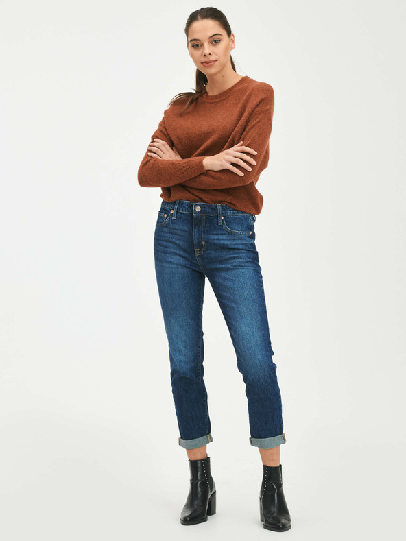 GAP Džíny slim boyfriend Mid Rise GAP