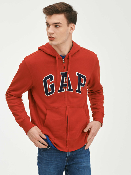 GAP Mikina na zip Logo Gap