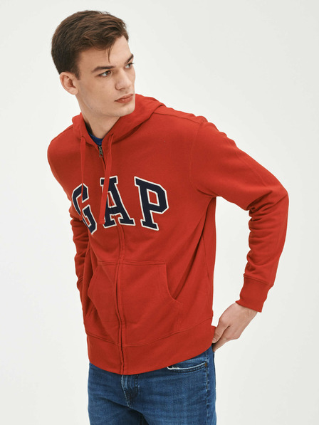 GAP Mikina na zip Logo Gap