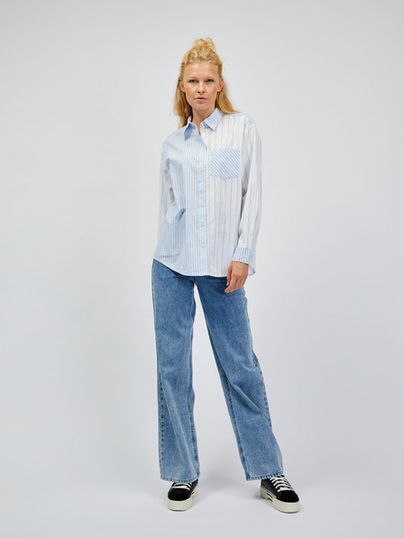 GAP Pruhovaná košile oversize GAP