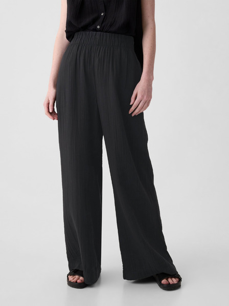 GAP Mušelínové kalhoty wide leg GAP
