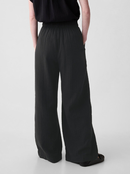 GAP Mušelínové kalhoty wide leg GAP