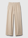GAP Mušelínové kalhoty wide leg GAP