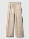 GAP Mušelínové kalhoty wide leg GAP