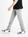 Celio Světle šedé pánské straight fit džíny Celio Fokrey