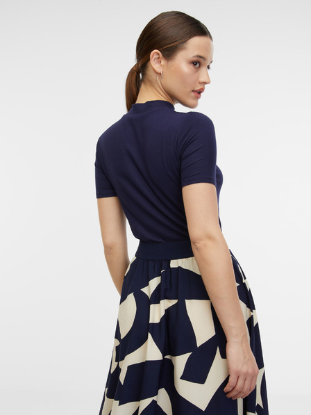 Orsay Tmavě modré dámské tričko ORSAY