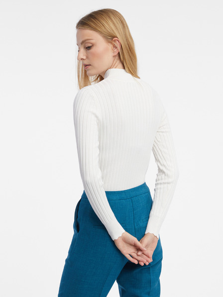 Orsay Bílý dámský lehký svetr ORSAY