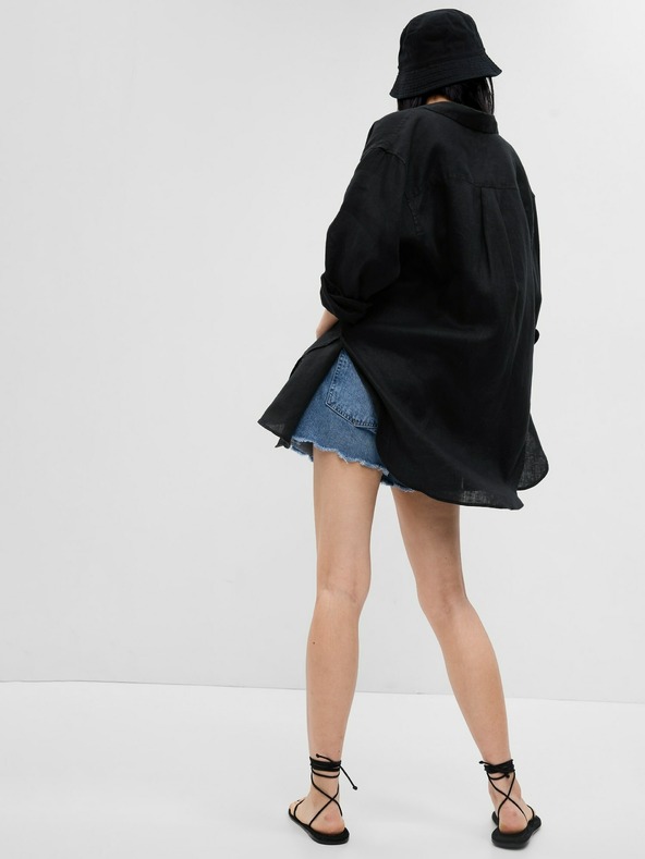 GAP Lněná dlouhá košile GAP