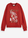 Scotch & Soda Červená dámská mikina Scotch & Soda