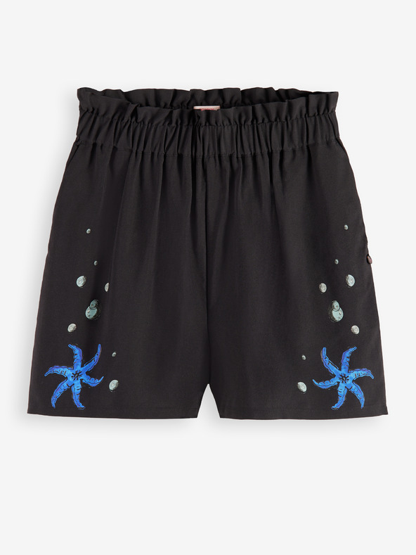 Scotch & Soda Černé dámské kraťasy Scotch & Soda