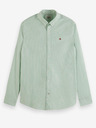 Scotch & Soda Světle zelená pánská pruhovaná košile Scotch & Soda Essential Oxford