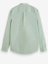 Scotch & Soda Světle zelená pánská pruhovaná košile Scotch & Soda Essential Oxford