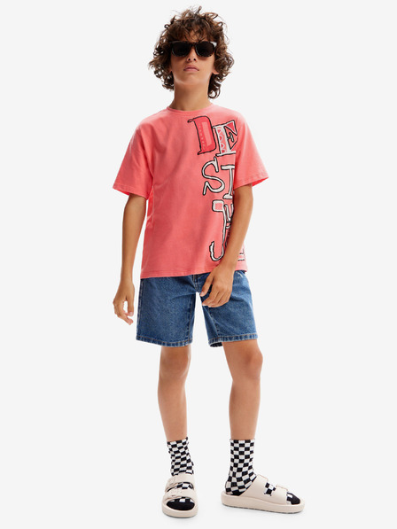 Desigual Korálové klučičí tričko Desigual Ander