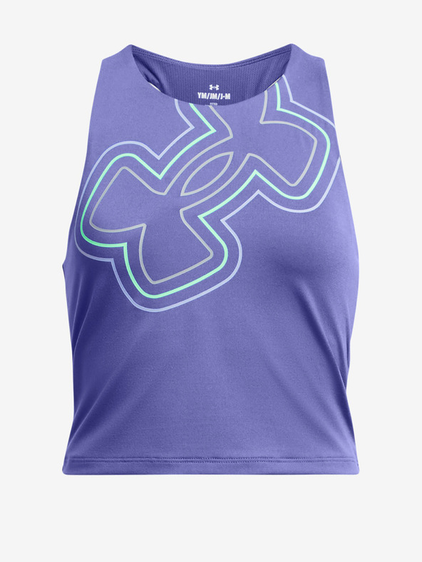 Under Armour Dívčí tílko Under Armour Motion Branded Crop Tank