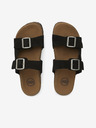 Jack & Jones Černé pánské pantofle Jack & Jones Louis
