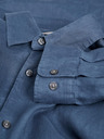 Jack & Jones Modrá pánská lněná košile Jack & Jones Lawrence