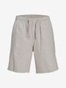 Jack & Jones Béžové pánské kraťasy s příměsí lnu Jack & Jones Karl