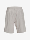 Jack & Jones Béžové pánské kraťasy s příměsí lnu Jack & Jones Karl