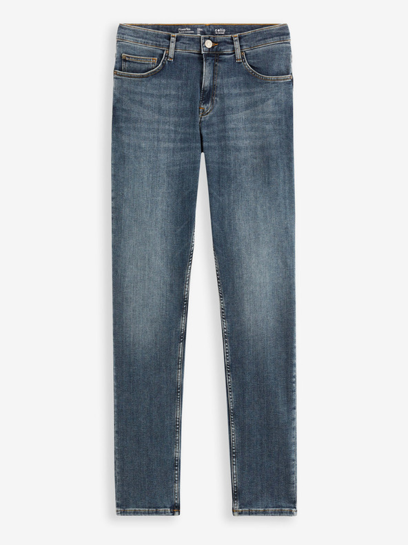 Celio Tmavě modré pánské slim fit džíny Celio C25 Dow