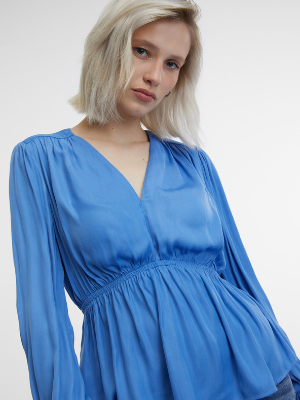 Orsay Modrá dámská halenka ORSAY