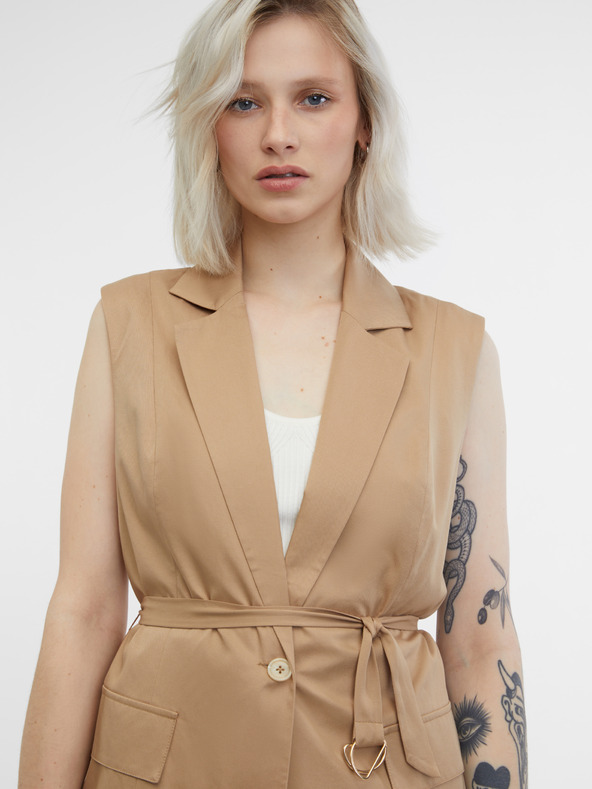 Orsay Hnědá dámská vesta ORSAY