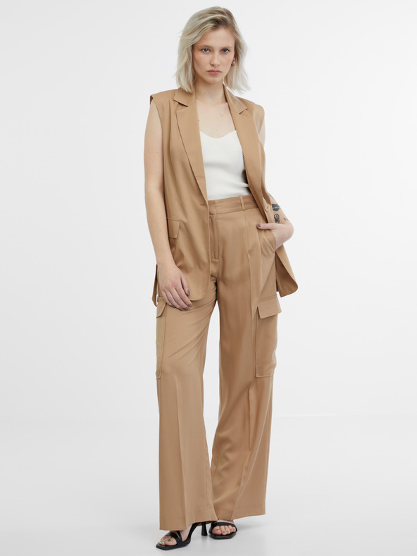 Orsay Hnědá dámská vesta ORSAY