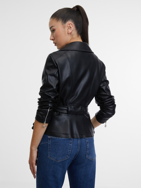 Orsay Černá dámská koženková bunda ORSAY