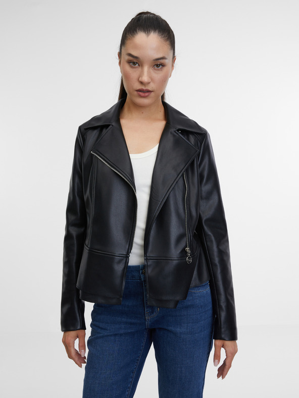 Orsay Černá dámská koženková bunda ORSAY