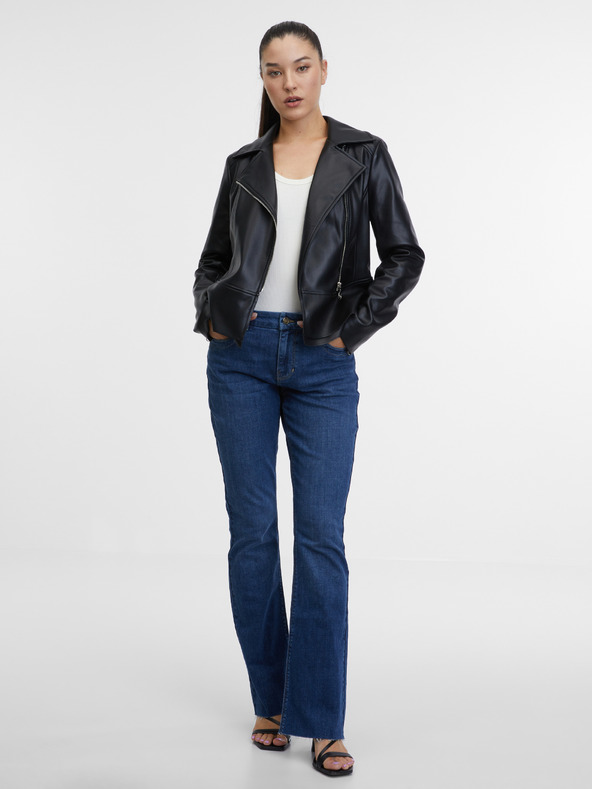 Orsay Černá dámská koženková bunda ORSAY