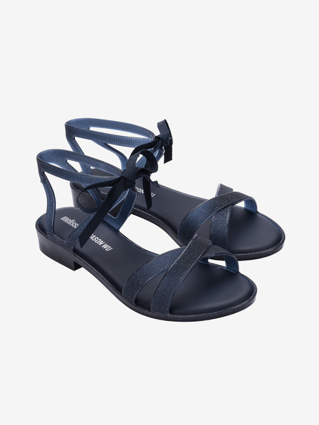 Melissa Tmavě modré dámské sandálky Melissa Ophelia Low + Jason Wu