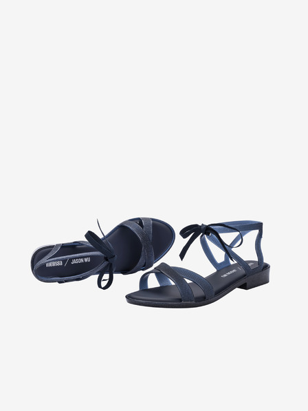 Melissa Tmavě modré dámské sandálky Melissa Ophelia Low + Jason Wu