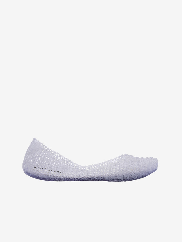 Melissa Světle šedé dámské balerínky Melissa Campana Papel Brushed
