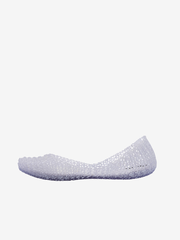 Melissa Světle šedé dámské balerínky Melissa Campana Papel Brushed