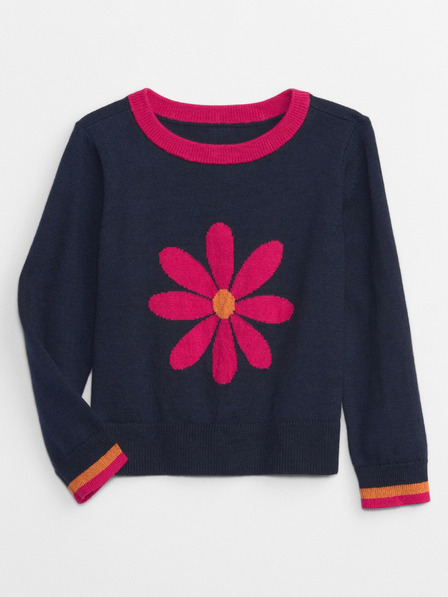 GAP Baby svetr s květinou GAP