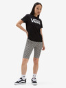 Vans Černé dámské tričko s potiskem VANS Flying V Crew