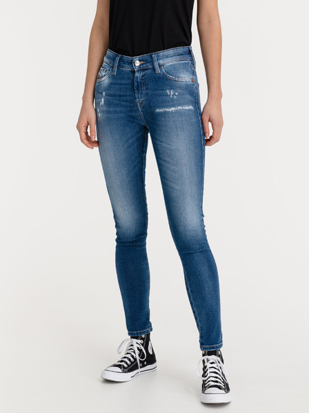 Diesel Modré dámské skinny fit džíny Diesel Slandy