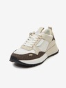 Michael Kors Béžové dámské tenisky se semišovými detaily Michael Kors Theo Trainer
