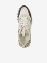 Michael Kors Béžové dámské tenisky se semišovými detaily Michael Kors Theo Trainer
