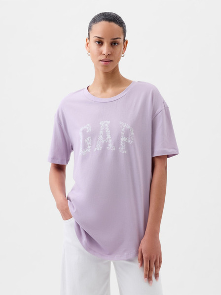 GAP Tričko s logem oversize GAP