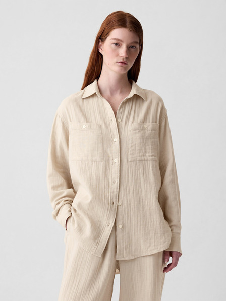 GAP Mušelínová košile oversize GAP