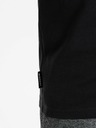 Ombre Clothing Černé pánské basic tričko s véčkovým výstřihem Ombre Clothing