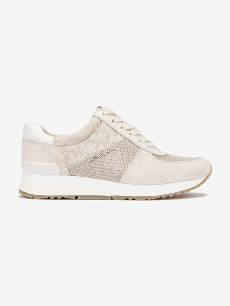 Michael Kors Béžové dámské tenisky se semišovými detaily Michael Kors Allie Trainer